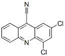 9-Acridinecarbonitrile,  2,4-dichloro- Structure