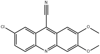 9-Acridinecarbonitrile,  7-chloro-2,3-dimethoxy- 구조식 이미지