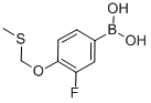 3-Fluoro-4-(methylthiomethoxy)phenylboronic acid
 구조식 이미지