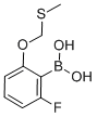 2-Fluoro-6-(methylthiomethoxy)phenylboronic acid
 Structure