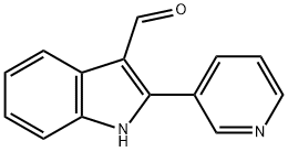 2-PYRIDIN-3-YL-1H-INDOLE-3-CARBALDEHYDE Structure