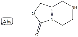 (S)-HEXAHYDRO-OXAZOLO[3,4-A]PYRAZIN-3-ONE HCL 구조식 이미지