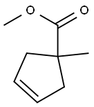 3-시클로펜텐-1-카르복실산,1-메틸-,메틸에스테르(9CI) 구조식 이미지
