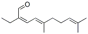 (,Z)-2-ethyl-5,9-dimethyldeca-2,4,8-trienal  Structure