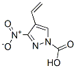 1H-Pyrazole-1-carboxylic  acid,  4-ethenyl-3-nitro- 구조식 이미지