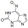 2H-Purin-2-one,  1,3-dihydro-6-nitroso- Structure