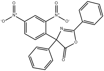 5(4H)-Oxazolone,  4-(2,4-dinitrophenyl)-2,4-diphenyl- Structure