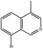 8-Bromo-4-methyl-2-azanaphthalene 구조식 이미지
