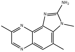 2-AMINO-3,4,8-TRIMETHYL-3H-IMIDAZO[4,5-F]QUINOXALINE Structure