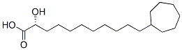 [R,(-)]-α-Hydroxycycloheptaneundecanoic acid Structure