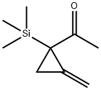 Ethanone,  1-[2-methylene-1-(trimethylsilyl)cyclopropyl]- 구조식 이미지
