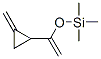 Cyclopropane,  1-methylene-2-[1-[(trimethylsilyl)oxy]ethenyl]- Structure