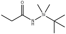 Propanamide,  N-[(1,1-dimethylethyl)dimethylsilyl]- 구조식 이미지