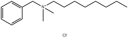 benzyldimethyloctylammonium chloride Structure