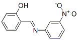 2-[(3-Nitrophenyl)iminomethyl]phenol Structure