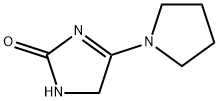2H-Imidazol-2-one,  1,5-dihydro-4-(1-pyrrolidinyl)- 구조식 이미지
