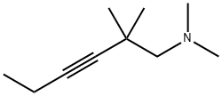 3-Hexyn-1-amine,  N,N,2,2-tetramethyl- 구조식 이미지