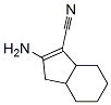 1H-Indene-3-carbonitrile,  2-amino-3a,4,5,6,7,7a-hexahydro- Structure