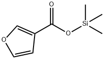 3-Furancarboxylic  acid,  trimethylsilyl  ester Structure