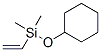 Cyclohexane,  [(ethenyldimethylsilyl)oxy]- Structure