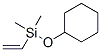 Cyclohexane,  [(ethenyldimethylsilyl)oxy]- 구조식 이미지