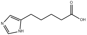 1H-Imidazole-5-pentanoic  acid 구조식 이미지