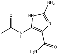 1H-Imidazole-4-carboxamide,  5-(acetylamino)-2-amino- 구조식 이미지