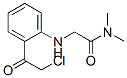 Acetamide,  2-[[2-(2-chloroacetyl)phenyl]amino]-N,N-dimethyl- Structure