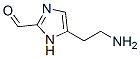 1H-Imidazole-2-carboxaldehyde,  5-(2-aminoethyl)- Structure