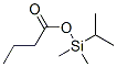 Butanoic  acid,  dimethyl(1-methylethyl)silyl  ester Structure