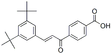 3,5-di-tert-butylchalcone 4'-carboxylic acid Structure