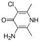 4(1H)-Pyridinone,  3-amino-5-chloro-2,6-dimethyl- Structure