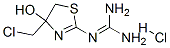 2-(4-(CHLOROMETHYL)-4-HYDROXY-2-THIAZOLIN-2-YL)GUANIDINEHYDROCHLORIDE 구조식 이미지