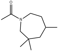 Ethanone,  1-(hexahydro-3,3,5-trimethyl-1H-azepin-1-yl)- 구조식 이미지