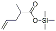 4-Pentenoic  acid,  2-methyl-,  trimethylsilyl  ester Structure