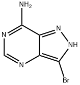 2H-Pyrazolo[4,3-d]pyriMidin-7-aMine, 3-broMo- Structure