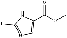 1H-Imidazole-5-carboxylic  acid,  2-fluoro-,  methyl  ester 구조식 이미지