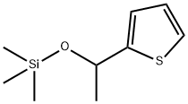 Thiophene,  2-[1-[(trimethylsilyl)oxy]ethyl]- Structure