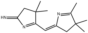 2H-Pyrrol-2-imine,  5-[(Z)-(3,4-dihydro-4,4,5-trimethyl-2H-pyrrol-2-ylidene)methyl]-3,4-dihydro-4,4-dimethyl- Structure