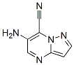 Pyrazolo[1,5-a]pyrimidine-7-carbonitrile,  6-amino- 구조식 이미지
