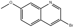 3-BROMO-7-METHOXYQUINOLINE 구조식 이미지