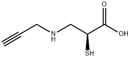 PROPANOIC ACID, 2-MERCAPTO-3-(2-PROPYN-1-YLAMINO)-, (2S)- 구조식 이미지