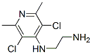 1,2-Ethanediamine,  N1-(3,5-dichloro-2,6-dimethyl-4-pyridinyl)- Structure