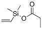 Silanol,  1-ethenyl-1,1-dimethyl-,  1-propanoate 구조식 이미지