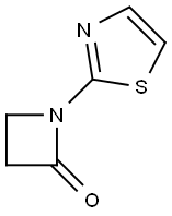 2-Azetidinone,  1-(2-thiazolyl)- Structure