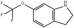 1H-Indole,2,3-dihydro-6-(trifluoroMethoxy)- 구조식 이미지