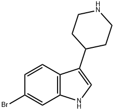 6-BroMo-3-(4-piperidinyl)-1H-indole Structure