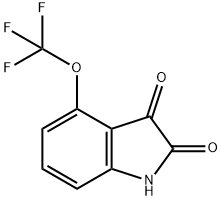 4-(Trifluoromethoxy)isatin 구조식 이미지