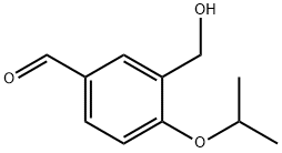 3-(HYDROXYMETHYL)-4-ISOPROPOXYBENZALDEHYDE Structure