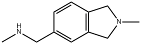 N-METHYL-1-(2-METHYL-2,3-DIHYDRO-1H-ISOINDOL-5-YL)METHANAMINE Structure
